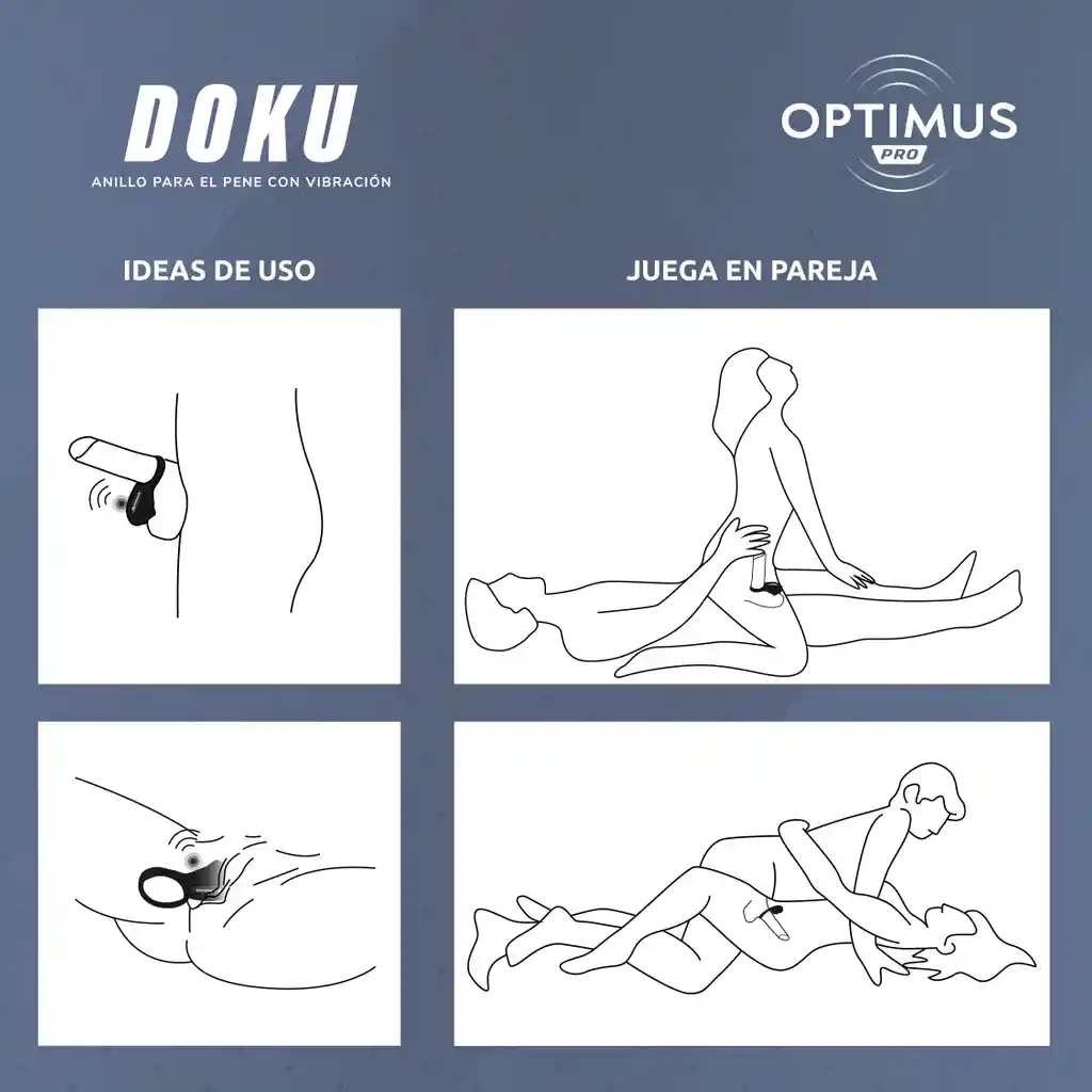 Anillo Vibrador Con App Doku Optimus Pro