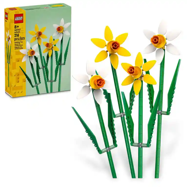 Juego De Construcción Lego 216 Piezas Narcisos Para Niños