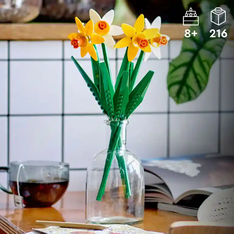 Juego De Construcción Lego 216 Piezas Narcisos Para Niños