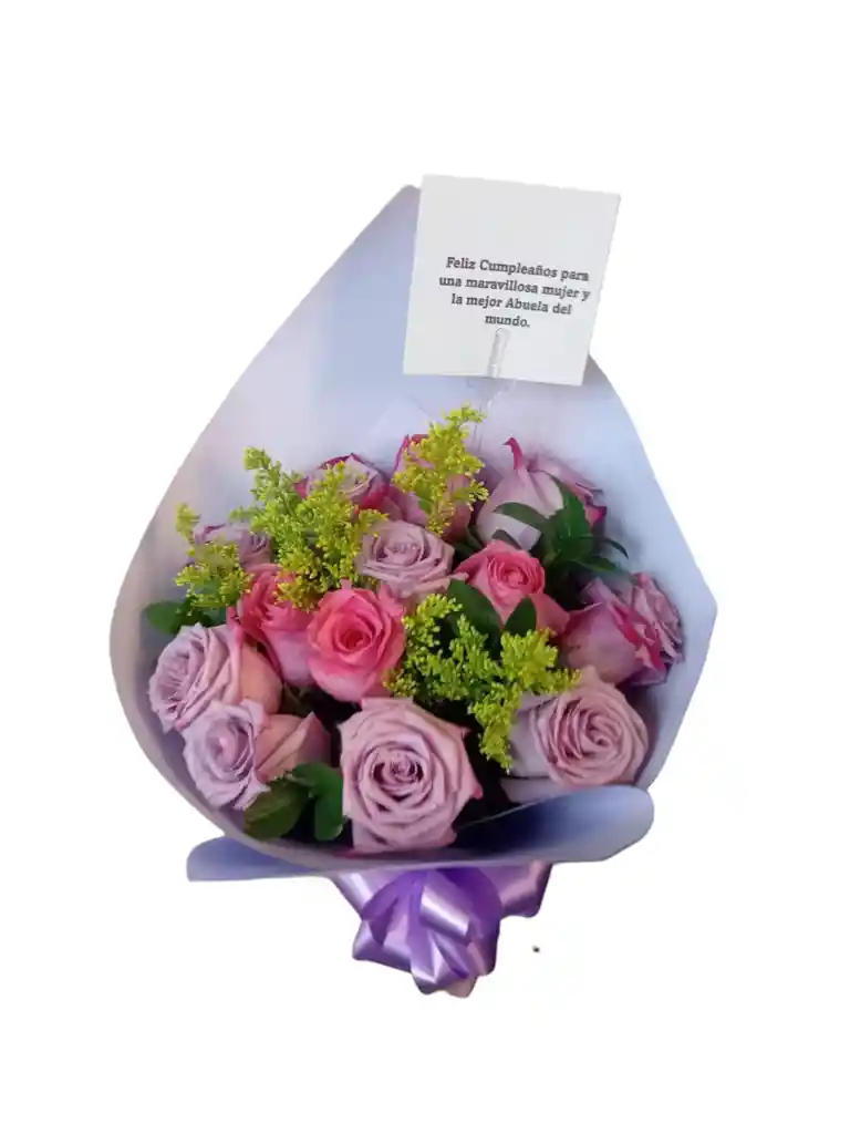 Arreglo Tipo Bouquet Rosas