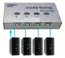 Switch Impresora 4 Puertos