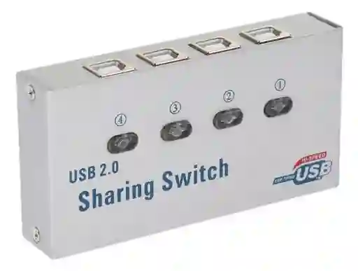 Switch Impresora 4 Puertos
