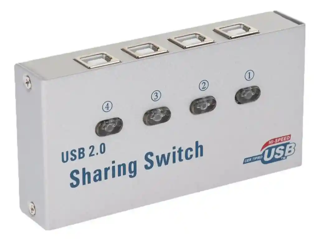 Switch Impresora 4 Puertos