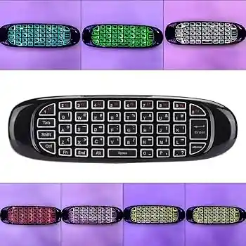 Control Remoto Mouse Teclado Inalámbrico Tv Box Portátil Mini Teclado