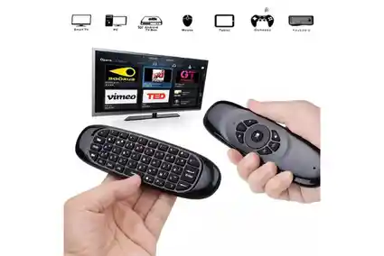 Control Remoto Mouse Teclado Inalámbrico Tv Box Portátil Mini Teclado