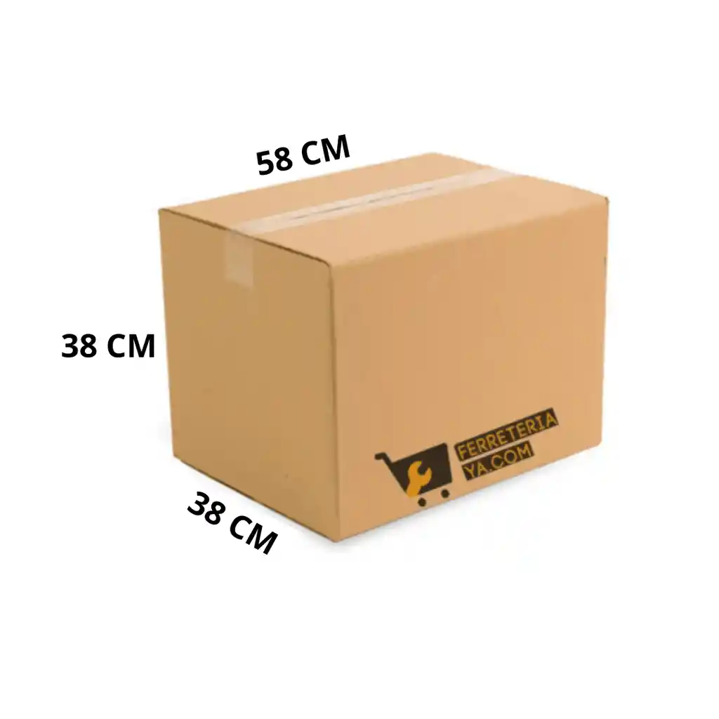 Caja Carton Para Empacar Ó Embalaje 58 - 38 - 38 Cm