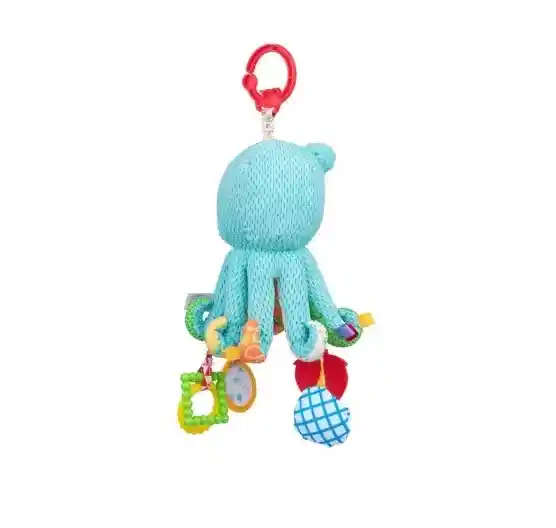 Juguete Sensorial Pulpo Con Mordedoras Colgante Para Bebés