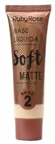 Ruby Rose Base Líquida Soft Matte Beige 2