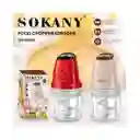 Picadora Multifunción Sokany De 250 W Con Recipiente De 700 Ml