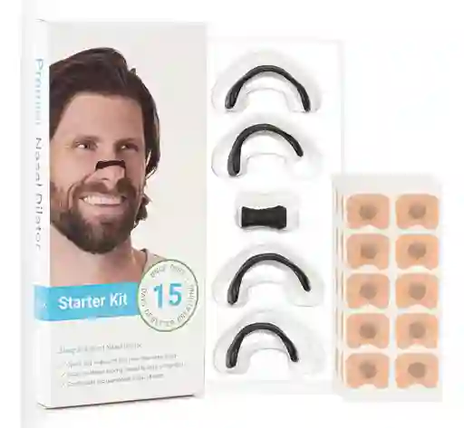 Tiras Nasales Antirronquidos Magnéticas Deportivas Dilatador