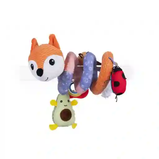 Juguete Sensorial Espiral Zorro Colgantes Para Bebés