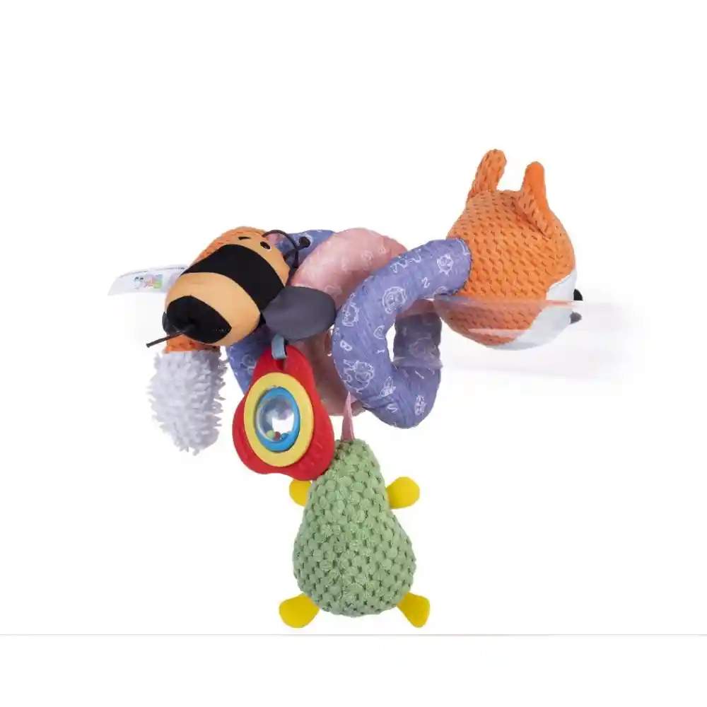 Juguete Sensorial Espiral Zorro Colgantes Para Bebés