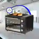 Horno Tostador Kalley 18 Litros Negro