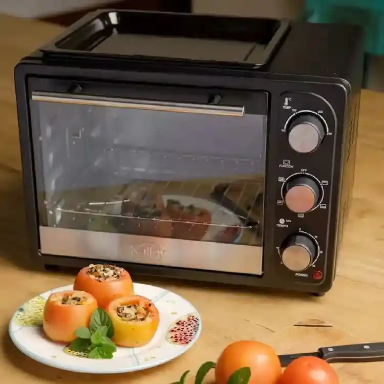 Horno Tostador Kalley 18 Litros Negro
