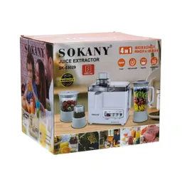 Maquina Extractor De Jugo 4 En 1, Sk-03029 Sokany