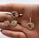 Set De 15 Años Corazón Rosado