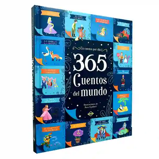 Libro Colección 365 Cuentos Del Mundo Lexus Para Niños
