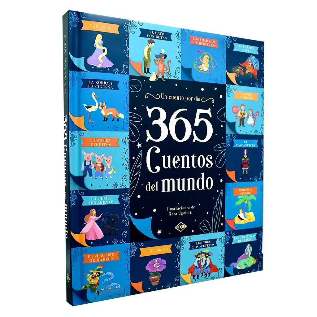 Libro Colección 365 Cuentos Del Mundo Lexus Para Niños