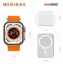 Smartwatch Serie 8x Deportivo Contesta Llamadas Ultraplus Con Audífonos Accesorios Max