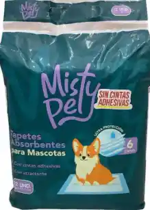 Tapetes Absorbentes Misty Pe X 12un