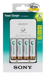 Pilas Recargables Aa X 4 Und Con Cargador