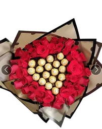 Arreglo Floral Tipo Bouquet En Rosas