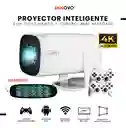Proyector Android Plataformas Streaming 4k Juegos Hasta 200 Pulgadas Control Air Mouse