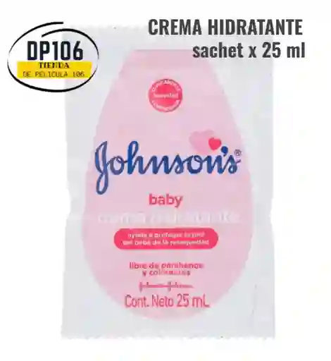 Crema Hidratante Johnson's Baby 25 Ml Sobre