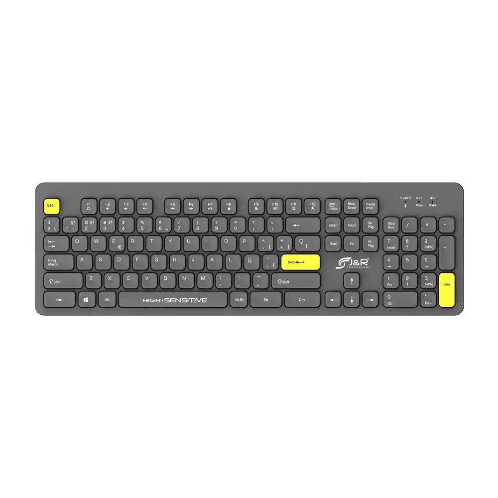 Teclado Inalambrico Recargable Jr Tmjr-032