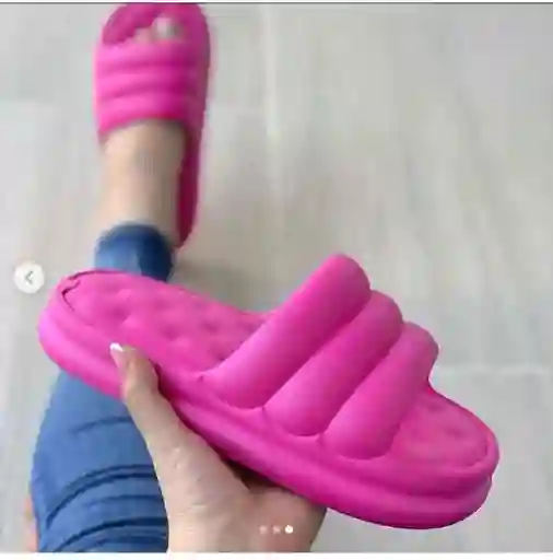Sandalia Para Dama Fucsia Talla 35
