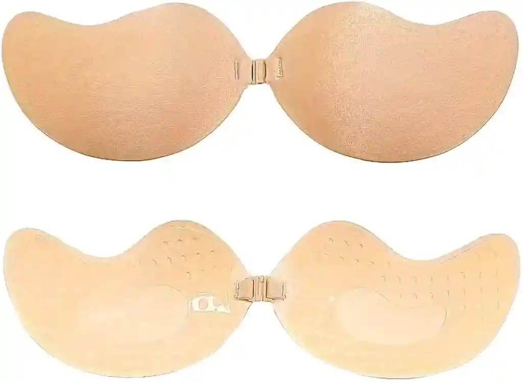 Brasier Adhesivo, Copa B Sin Tirantes, Sin Espalda, Invisible, Con Realce Y Reutilizable, Para Mujer