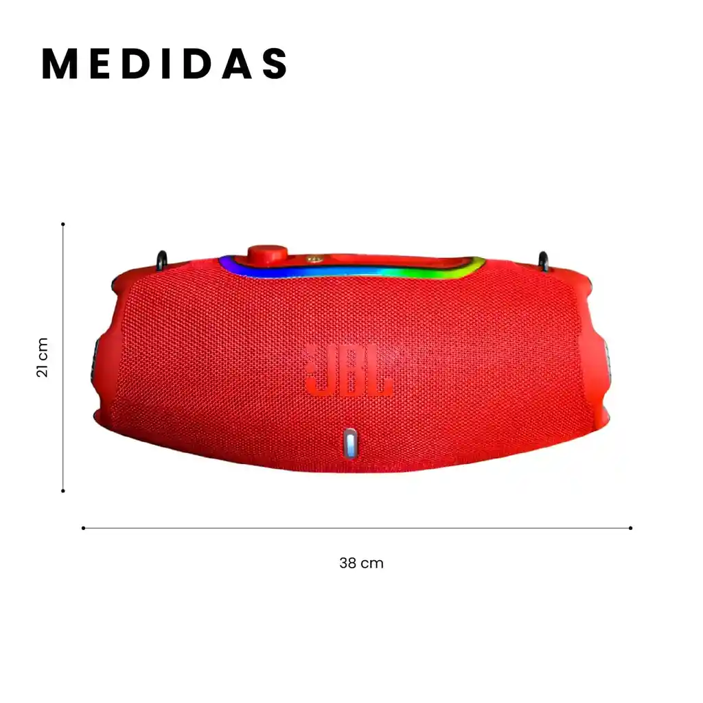 Parlante Xtreme Replica 1.1 Jbl Grande Bluetooth Sonido Potente Rojo
