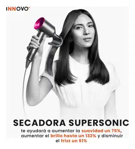 Secador Dys Pro Para Cabello Con Accesorios Boquillas Innovo