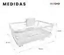 Platero Escurridor Organizador De Loza Con Desagüe Innovo Home