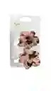 Gancho Caiman Pinza Pequeño Para Cabello Diseño De Flor Colores Varios X Und