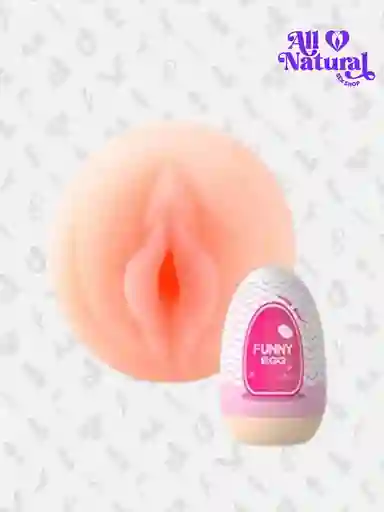 Huevo Vagina Masturbador Realista Masculino Texturizado Rosa