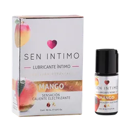 Lubricante Íntimo Sabor Mango X30 Ml Sen Íntimo Sensación Electrizante Lubricante Mango