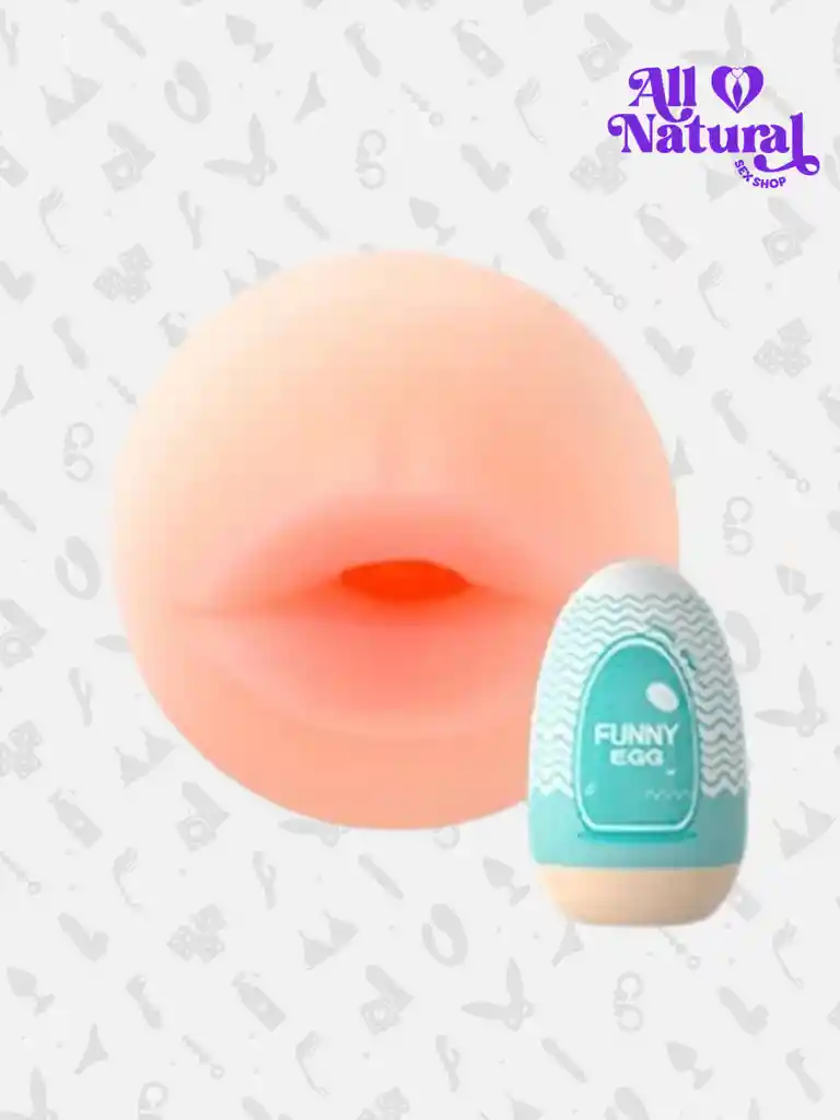 Huevo Boca Masturbador Realista Masculino Texturizado