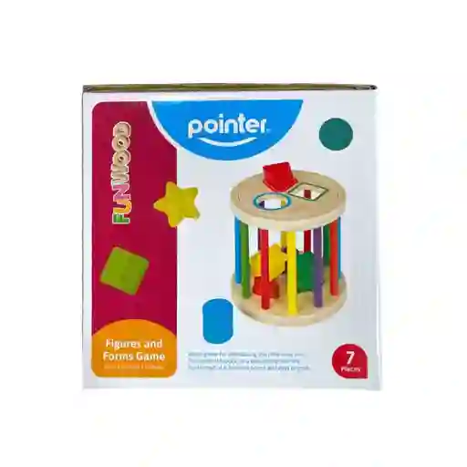 Juego Didáctico Encaje De Figuras Geométricas Madera Niños