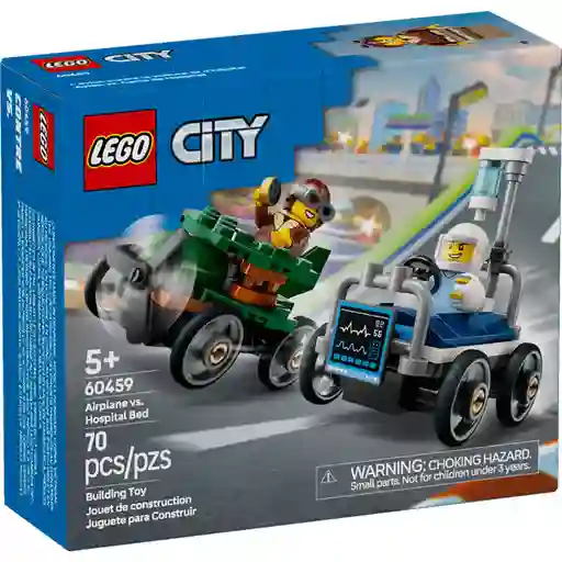 Juego De Construcción Lego 70 Piezas Coches De Carrera Niños