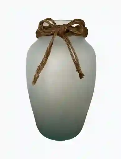 Florero Jarrón De Vidrio Esmerilado (treasury)