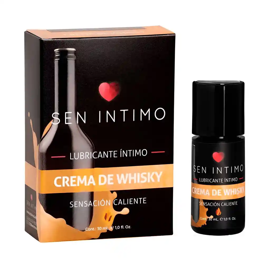 Lubricante Íntimo Crema De Whisky Sen Íntimo X30 Ml Lubricante Whisky Sexo Oral