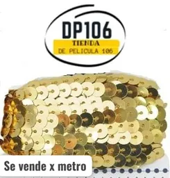 Lentejuelas Dorado X Metro