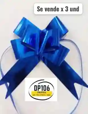 Moño Magico Azul X 3 Und