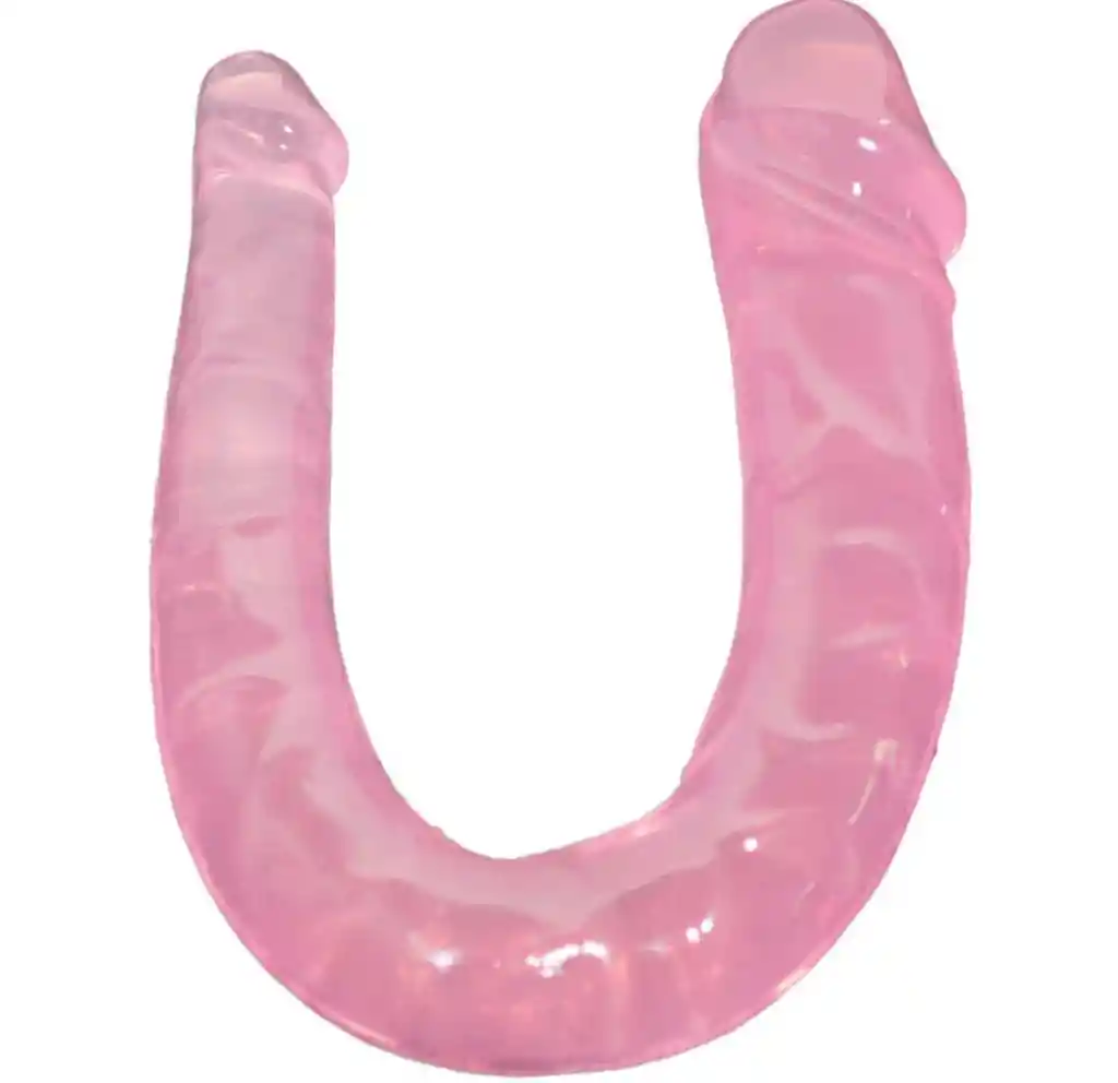 Masturbador Doble Penetración Dildo Consolador Masturbador Double U-shape Diversión Doble