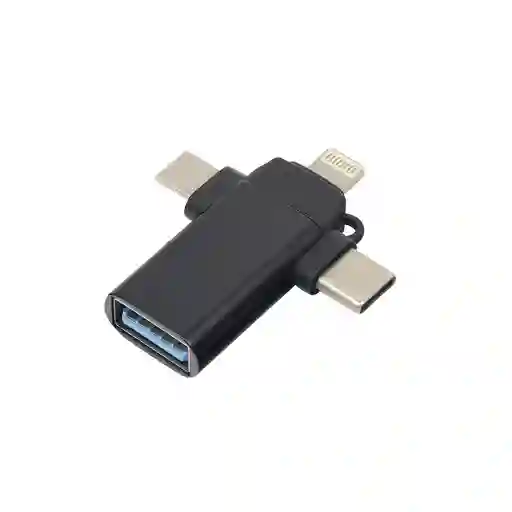 Otg 3 En 1 | Lightning, Usb Tipo C, Micro Usb
