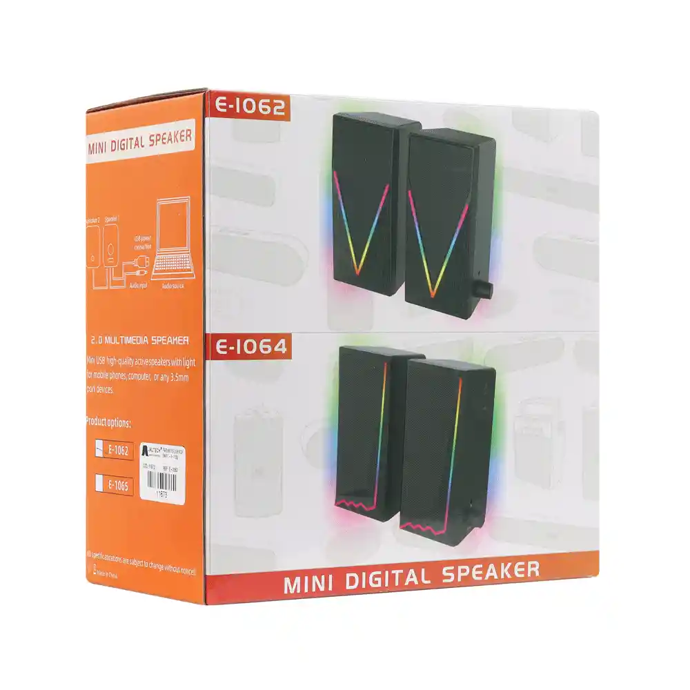 Parlantes Gamer Para Pc Rgb