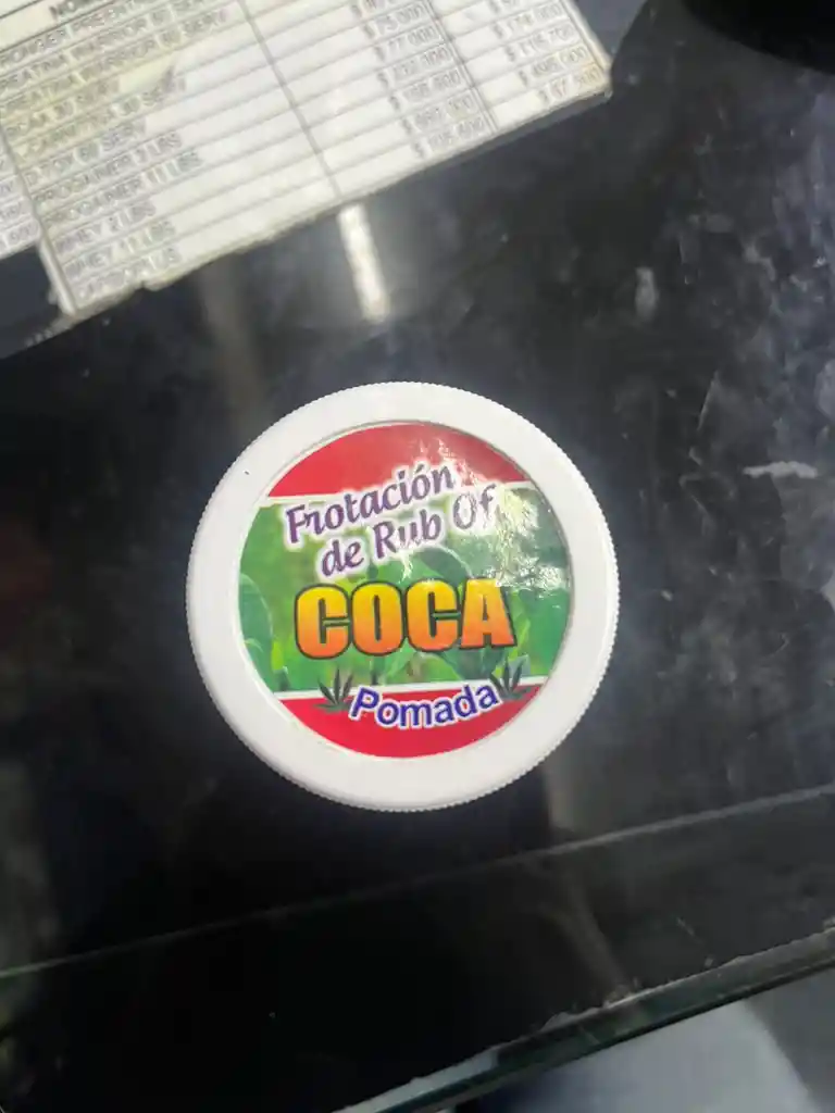 Pomada De Coca Y Marihuana