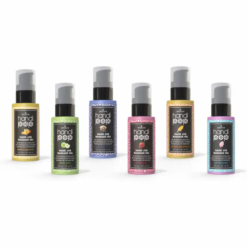 Gel De Masaje Comestible Handipop Mango Smoothie Sensuva 59 Ml
