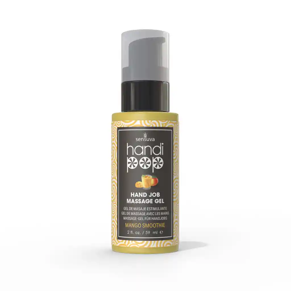 Gel De Masaje Comestible Handipop Mango Smoothie Sensuva 59 Ml